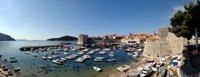 Boats in the sea, Old City, Dubrovnik, Croatia by Panoramic Images - 36" x 12"