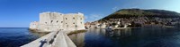 Ruins of a building, Fort St. Jean, Adriatic Sea, Dubrovnik, Croatia by Panoramic Images - 36" x 12"