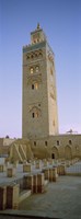 Low angle view of a minaret, Koutoubia Mosque, Marrakech, Morocco Fine Art Print