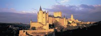 Clouds over a castle, Alcazar Castle, Old Castile, Segovia, Madrid Province, Spain Fine Art Print