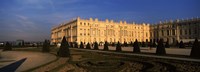 Formal garden in front of a castle, Chateau de Versailles, Versailles, Paris, Ile-de-France, France Fine Art Print