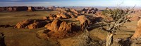 Rock Formations from a Distance, Monument Valley, Arizona, USA Fine Art Print