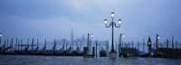 Gondolas in a canal, Grand Canal, St. Mark's Square, San Giorgio Maggiore, Venice, Veneto, Italy Fine Art Print