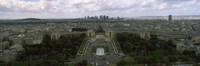 Cityscape viewed from the Eiffel Tower, Paris, Ile-de-France, France Fine Art Print