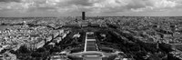Aerial view of a city, Eiffel Tower, Paris, Ile-de-France, France Fine Art Print
