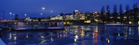 Stockholm, Sweden at night Fine Art Print