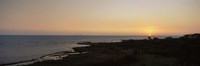 Sunset over a lake, Lake Victoria, Great Rift Valley, Kenya Fine Art Print