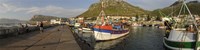 Fishing boats at a harbor, Kalk Bay, False Bay, Cape Town, Western Cape Province, South Africa Fine Art Print