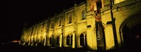 Low angle view of a monastery at night, Mosteiro Dos Jeronimos, Belem, Lisbon, Portugal Fine Art Print