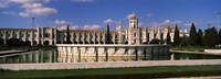 Facade of a monastery, Mosteiro Dos Jeronimos, Lisbon, Portugal Fine Art Print