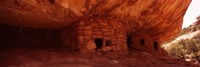 Dwelling structures on a cliff, Anasazi Ruins, Mule Canyon, Utah, USA by Panoramic Images - 36" x 12"