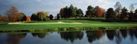 Pond in a golf course, Westwood Golf Course, Vienna, Fairfax County, Virginia, USA Fine Art Print