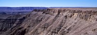 High angle view of a canyon, Fish River Canyon, Namibia Fine Art Print