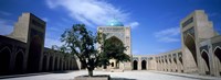 Courtyard of a mosque, Kalon Mosque, Bukhara, Uzbekistan Fine Art Print