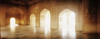 Interiors of a hall, Agra Fort, Agra, Uttar Pradesh, India Fine Art Print