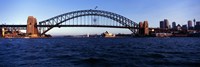 Bridge across the sea, Sydney Harbor Bridge, McMahons Point, Sydney Harbor, Sydney, New South Wales, Australia Fine Art Print