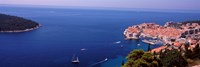 Buildings at the waterfront, Dubrovnik, Dalmatia, Croatia by Panoramic Images - 36" x 12"
