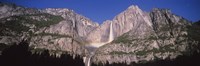 Lunar rainbow over the Upper and Lower Yosemite Falls, Yosemite National Park, California, USA Fine Art Print