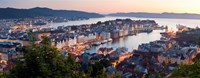 Buildings in a city, Bergen, Hordaland County, Norway Fine Art Print