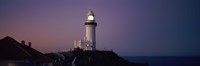 Lighthouse at dusk, Broyn Bay Light House, New South Wales, Australia Fine Art Print