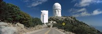 Road leading to observatory, Kitt Peak National Observatory, Arizona, USA Fine Art Print