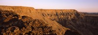 Cliffs at sunset, Fish River Canyon, Namibia Fine Art Print