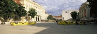 Buildings in a city, Museumsquartier, Vienna, Austria Fine Art Print