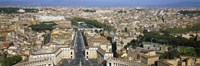 Overview of the historic centre of Rome from the dome of St. Peter's Basilica, Vatican City, Rome, Lazio, Italy by Panoramic Images - 36" x 12"