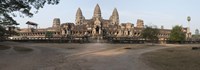 Facade of a temple, Angkor Wat, Angkor, Cambodia by Panoramic Images - 36" x 12"