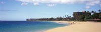 Condominium on the beach, Maui, Hawaii, USA Fine Art Print