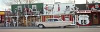 Car on the road, Route 66, Arizona, USA Fine Art Print