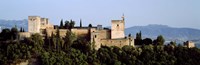 Palace viewed from Albayzin, Alhambra, Granada, Granada Province, Andalusia, Spain Fine Art Print