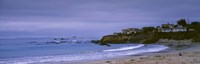 Beach at dusk, Cayucos State Beach, Cayucos, San Luis Obispo, California, USA Fine Art Print