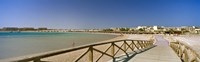 Pier on the beach, Soma Bay, Hurghada, Egypt Fine Art Print