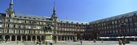 Tourists at a palace, Plaza Mayor, Madrid, Spain Fine Art Print