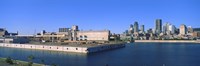 City at the waterfront, Montreal, Quebec, Canada 2009 by Panoramic Images, 2009 - 36" x 12" - $34.99