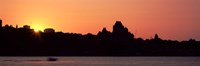 City at sunset, Chateau Frontenac Hotel, Quebec City, Quebec, Canada Fine Art Print