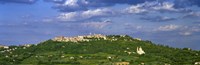 Town on a hill, Montepulciano, Val di Chiana, Siena Province, Tuscany, Italy Fine Art Print