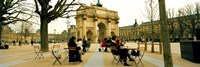 Arc De Triomphe Du Carrousel, Musee Du Louvre, Paris, Ile-de-France, France Fine Art Print