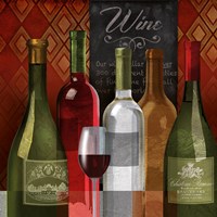 The Wine List I Fine Art Print