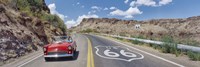 Vintage car on Route 66, Arizona Fine Art Print