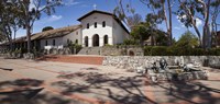 Facade of a church, Mission San Luis Obispo, San Luis Obispo, San Luis Obispo County, California, USA Fine Art Print