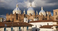 Low angle view of a cathedral, Immaculate Conception Cathedral, Cuenca, Azuay Province, Ecuador Fine Art Print