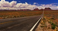 Road passing through a valley, Monument Valley, San Juan County, Utah, USA Fine Art Print