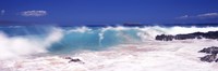 Waves breaking on the rocks, Big Beach, Makena, Maui, Hawaii, USA by Panoramic Images - 36" x 12"