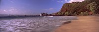 Cliff on the beach, Hamoa Beach, Hana, Maui, Hawaii, USA by Panoramic Images - 36" x 12"