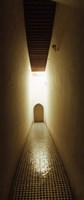 Corridor inside the Bahia Palace, Marrakesh, Morocco Fine Art Print