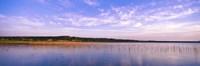 Reflection of clouds in a lake, Elephant Butte Lake, New Mexico, USA Fine Art Print