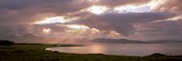 The Cuillins hills and Scalpay from across Broadford Bay, Isle of Skye, Scotland Fine Art Print