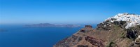 Village on a hill, Imerovigli, Santorini, Cyclades Islands, Greece Fine Art Print
